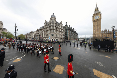 Fotos de la coronación en la Abadía de Westminster de los reyes del Reino Unido, Carlos III y Camila, un ritual milenario que se celebra por primera vez en el siglo XXI.