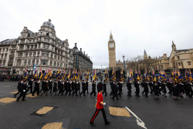 Fotos de la coronación en la Abadía de Westminster de los reyes del Reino Unido, Carlos III y Camila, un ritual milenario que se celebra por primera vez en el siglo XXI.