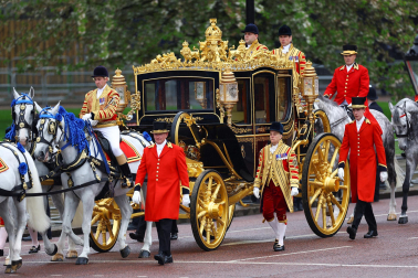 Fotos de la coronación en la Abadía de Westminster de los reyes del Reino Unido, Carlos III y Camila, un ritual milenario que se celebra por primera vez en el siglo XXI.