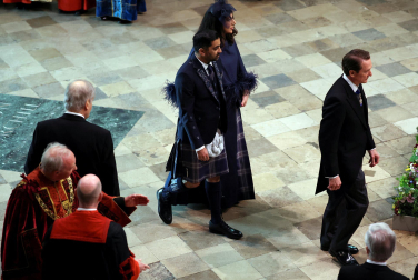 Fotos de la coronación en la Abadía de Westminster de los reyes del Reino Unido, Carlos III y Camila, un ritual milenario que se celebra por primera vez en el siglo XXI.