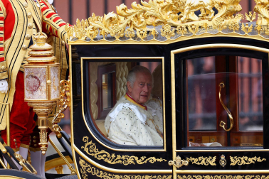 Fotos de la coronación en la Abadía de Westminster de los reyes del Reino Unido, Carlos III y Camila, un ritual milenario que se celebra por primera vez en el siglo XXI.