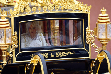 Fotos de la coronación en la Abadía de Westminster de los reyes del Reino Unido, Carlos III y Camila, un ritual milenario que se celebra por primera vez en el siglo XXI.