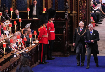 Fotos de la coronación en la Abadía de Westminster de los reyes del Reino Unido, Carlos III y Camila, un ritual milenario que se celebra por primera vez en el siglo XXI.
