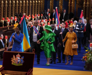 Fotos de la coronación en la Abadía de Westminster de los reyes del Reino Unido, Carlos III y Camila, un ritual milenario que se celebra por primera vez en el siglo XXI.