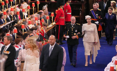 Fotos de la coronación en la Abadía de Westminster de los reyes del Reino Unido, Carlos III y Camila, un ritual milenario que se celebra por primera vez en el siglo XXI.