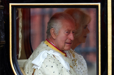 Fotos de la coronación en la Abadía de Westminster de los reyes del Reino Unido, Carlos III y Camila, un ritual milenario que se celebra por primera vez en el siglo XXI.