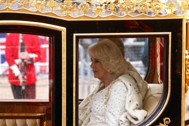 Fotos de la coronación en la Abadía de Westminster de los reyes del Reino Unido, Carlos III y Camila, un ritual milenario que se celebra por primera vez en el siglo XXI.