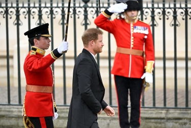 Fotos de la coronación en la Abadía de Westminster de los reyes del Reino Unido, Carlos III y Camila, un ritual milenario que se celebra por primera vez en el siglo XXI.