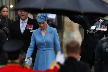 Fotos de la coronación en la Abadía de Westminster de los reyes del Reino Unido, Carlos III y Camila, un ritual milenario que se celebra por primera vez en el siglo XXI.