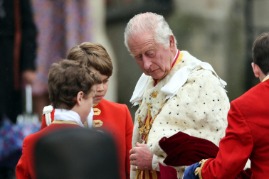 Fotos de la coronación en la Abadía de Westminster de los reyes del Reino Unido, Carlos III y Camila, un ritual milenario que se celebra por primera vez en el siglo XXI.