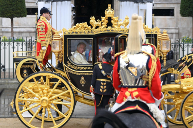 Fotos de la coronación en la Abadía de Westminster de los reyes del Reino Unido, Carlos III y Camila, un ritual milenario que se celebra por primera vez en el siglo XXI.