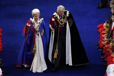 Fotos de la coronación en la Abadía de Westminster de los reyes del Reino Unido, Carlos III y Camila, un ritual milenario que se celebra por primera vez en el siglo XXI.