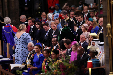 Fotos de la coronación en la Abadía de Westminster de los reyes del Reino Unido, Carlos III y Camila, un ritual milenario que se celebra por primera vez en el siglo XXI.