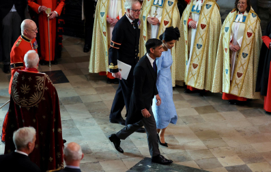 Fotos de la coronación en la Abadía de Westminster de los reyes del Reino Unido, Carlos III y Camila, un ritual milenario que se celebra por primera vez en el siglo XXI.