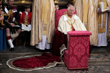 Fotos de la coronación en la Abadía de Westminster de los reyes del Reino Unido, Carlos III y Camila, un ritual milenario que se celebra por primera vez en el siglo XXI