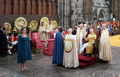 Fotos de la coronación en la Abadía de Westminster de los reyes del Reino Unido, Carlos III y Camila, un ritual milenario que se celebra por primera vez en el siglo XXI.