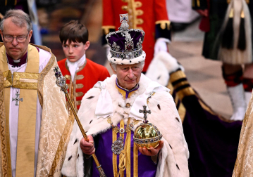 Fotos de la coronación en la Abadía de Westminster de los reyes del Reino Unido, Carlos III y Camila, un ritual milenario que se celebra por primera vez en el siglo XXI.
