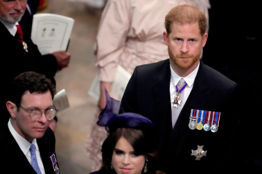 Fotos de la coronación en la Abadía de Westminster de los reyes del Reino Unido, Carlos III y Camila, un ritual milenario que se celebra por primera vez en el siglo XXI.