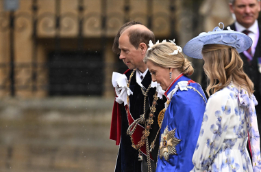 Fotos de la coronación en la Abadía de Westminster de los reyes del Reino Unido, Carlos III y Camila, un ritual milenario que se celebra por primera vez en el siglo XXI.
