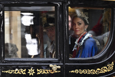 Fotos de la coronación en la Abadía de Westminster de los reyes del Reino Unido, Carlos III y Camila, un ritual milenario que se celebra por primera vez en el siglo XXI.