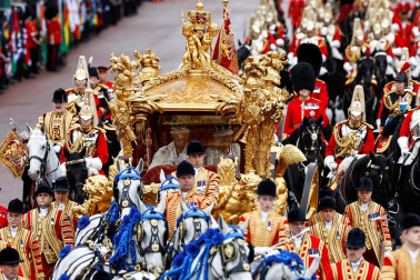 Fotos de la coronación de los reyes del Reino Unido, Carlos III y Camila. /