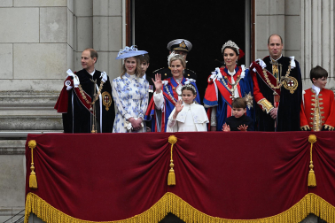 Fotos de la coronación de los reyes del Reino Unido, Carlos III y Camila. /