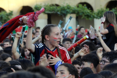 Fotos del ambiente en Pamplona por el partido de final de Copa.