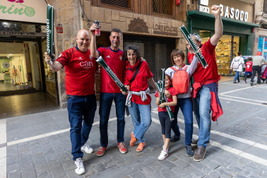 Fotos del ambiente en Pamplona por el partido de final de Copa.