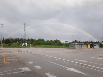 Desde la Morea, arco iris