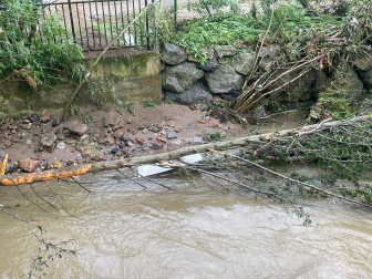 Afecciones en Bera por las fuertes lluvias.