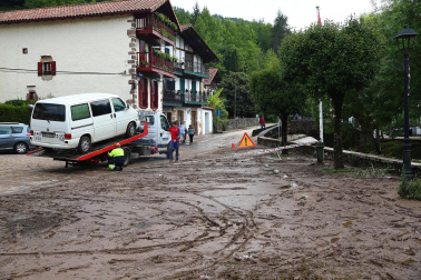Afecciones de las lluvias en Bera.