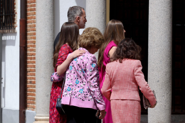 Fotos de la confirmación de la infanta Sofía en la iglesia de la Asunción de Nuestra Señora, en el distrito madrileño de Aravaca.