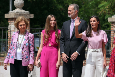 Fotos de la confirmación de la infanta Sofía en la iglesia de la Asunción de Nuestra Señora, en el distrito madrileño de Aravaca.