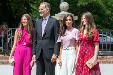Fotos de la confirmación de la infanta Sofía en la iglesia de la Asunción de Nuestra Señora, en el distrito madrileño de Aravaca.