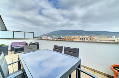 Terraza del ático a la venta en Buztintxuri