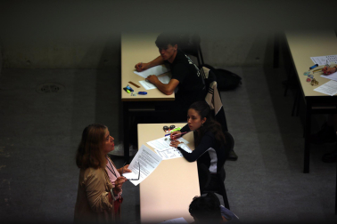 Fotos del primer día de Selectividad en Navarra.