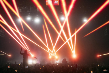 Público asistente a los conciertos del 30 aniversario del Festival Sónar