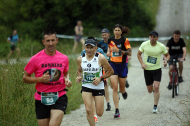 Participantes en la X Carrera Solidaria de Ziordia