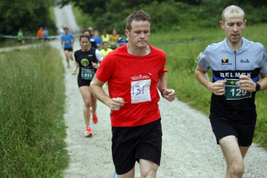 Participantes en la X Carrera Solidaria de Ziordia