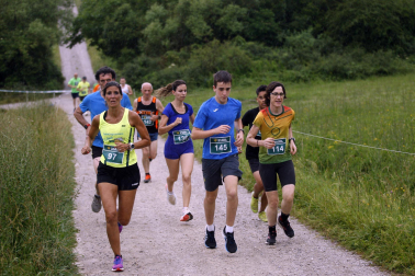 Participantes en la X Carrera Solidaria de Ziordia