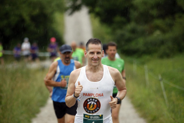 Participantes en la X Carrera Solidaria de Ziordia