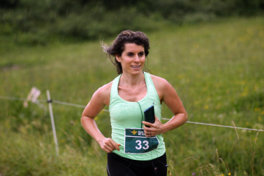 Participantes en la X Carrera Solidaria de Ziordia