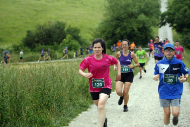 Participantes en la X Carrera Solidaria de Ziordia