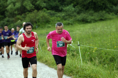 Participantes en la X Carrera Solidaria de Ziordia