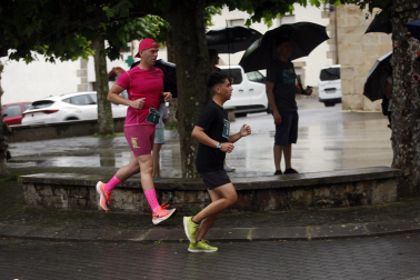 Participantes en la X Carrera Solidaria de Ziordia