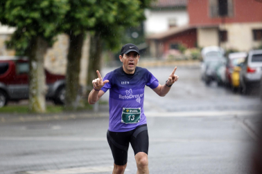 Participantes en la X Carrera Solidaria de Ziordia