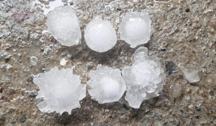 Otros ejemplos de la granizada