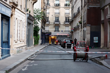 Explosión de gas en el quinto distrito de París