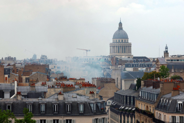 Explosión de gas en el quinto distrito de París