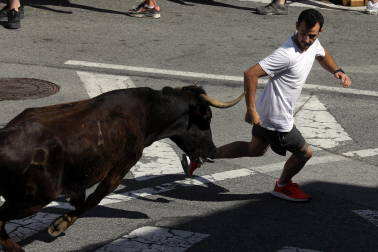 Fotos de las vaquillas en las fiestas de Mutilva./